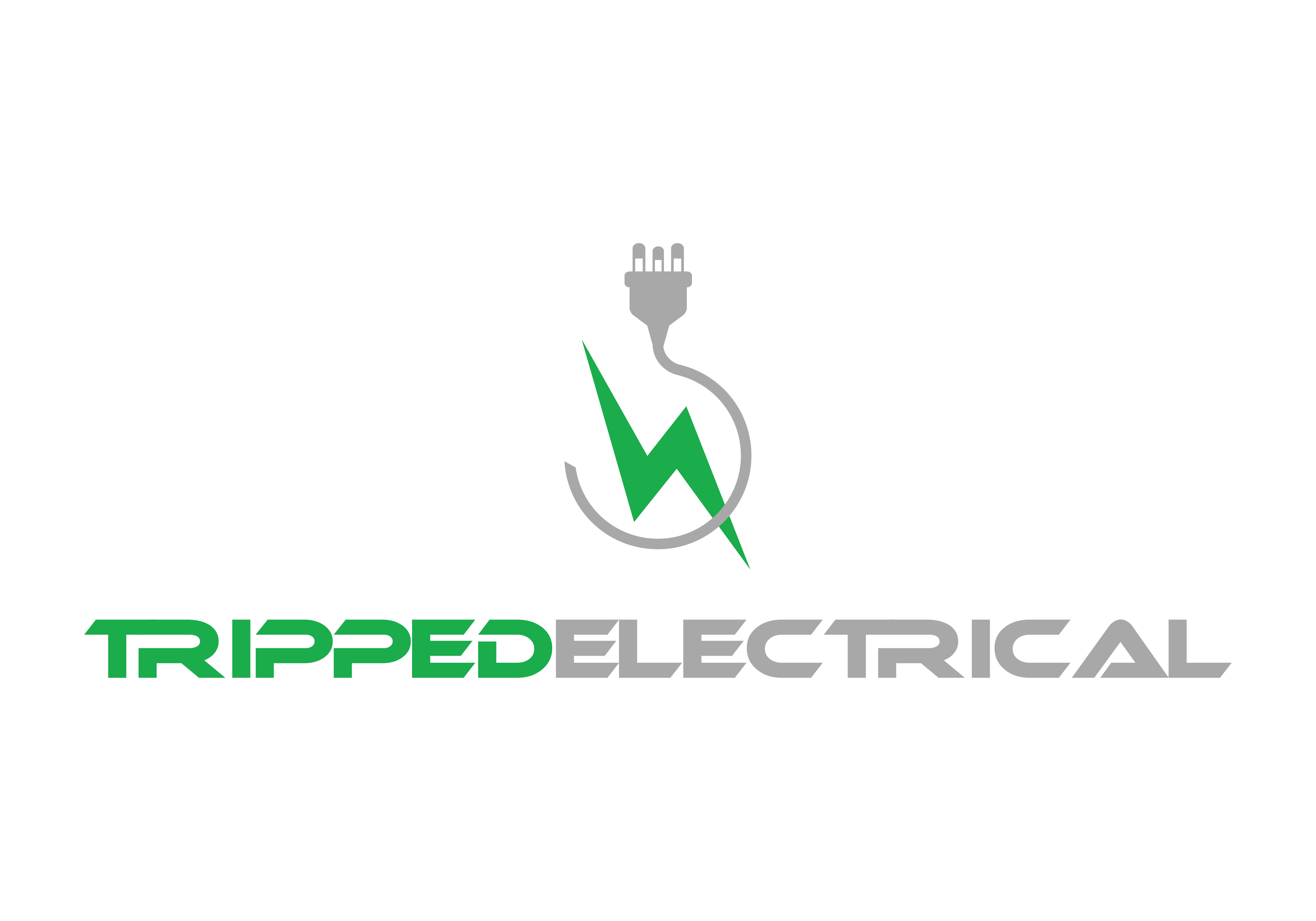 Tripped Electrical logo and branding
